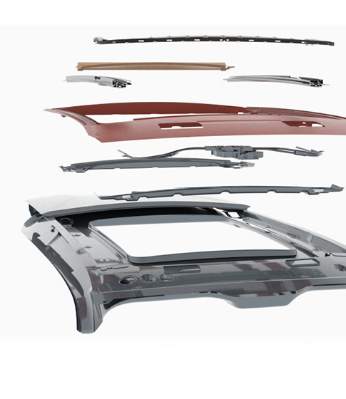 sunroof frame